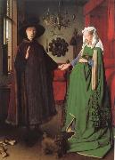 Jan Van Eyck Betrothal of the Arnolfinis oil on canvas